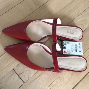 NWT ZARA FLAT SHOES